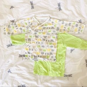 Two baby kimono style tops